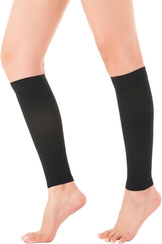 Leg Compression Sleeve Calf Compression Sleeve Women Men, 1 Pair Footless Compression Socks Shin Compression Sleeve in Saudi Arabia