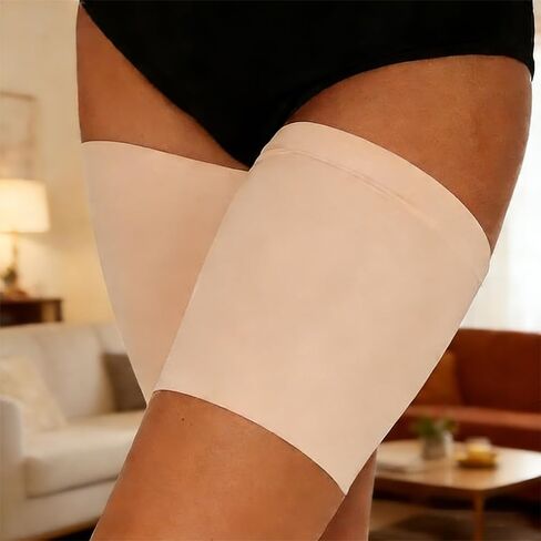1 Pair/2pcs of Men's And Women's Thigh Inner Anti-Chafing Thigh Sleeves, Sports Fitness Tight Compression Leg Sleeves in Saudi Arabia
