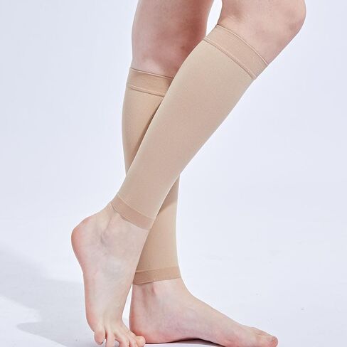Compression Leg Sleeves Socks for Men & Women, Calf Support Breathable Sleeves for Running, Athletic & Daily Use in Saudi Arabia