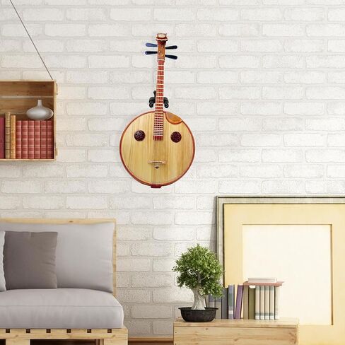 2 Pack Guitar Wall Hanger Hook Set for Acoustic, Electric, Bass Guitars and Ukuleles with Wall Mount Holder for Musical Instrument Storage in Saudi Arabia