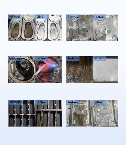 آلة تنظيف الثلج الجاف - نظام السفع الرملي المحمول بثاني أكسيد الكربون للمعدات الصناعية، وشحوم إكسسوارات السيارات، وتنظيف الأسطح وصيانة القالب بعجلات قابلة للمناورة in Kuwait