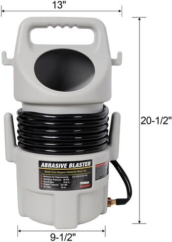 مجموعة مسدسات الرمل الهوائية خفيفة التحمل، مجموعة أدوات ناسفة كاشطة محمولة مع فاصل الزيت والماء وفوهة تمديد، لإزالة الصدأ، وتجريد الطلاء، وتنظيف السطح، من أجل الأعمال اليدوية، ورشة العمل in Kuwait