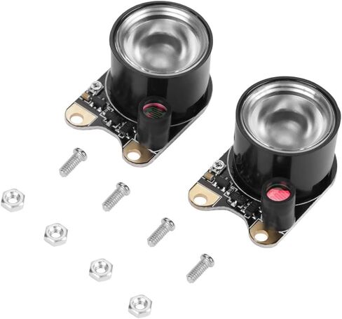 Infrared LED Fill Lights for Camera High Performance 850nm Night Vision Illumination Compact Lightweight Design Easy Mount with Screws and Nuts 1 Pair Kit in Saudi Arabia