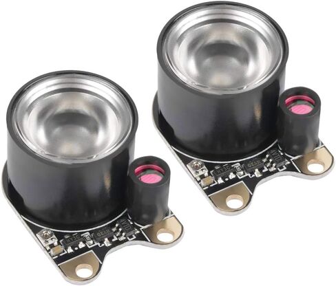 Infrared LED Fill Lights for Camera High Performance 850nm Night Vision Illumination Compact Lightweight Design Easy Mount with Screws and Nuts 1 Pair Kit in Saudi Arabia