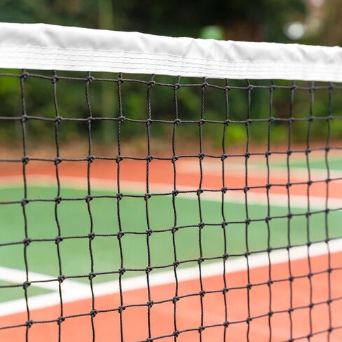 VERMONT 2.5mm Padel/Pickleball Tournament Net – Regulation Court Net, Braided HDPP Mesh, Quad-Stitched Optic White Headband, UV & Rot Resistant, Loop & Pin/Double Loop in Saudi Arabia