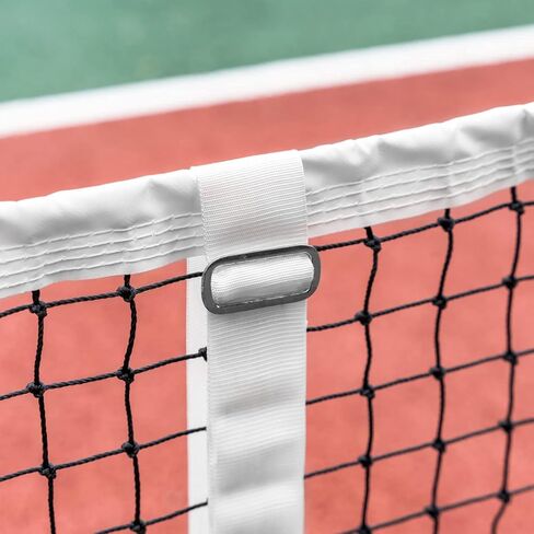 VERMONT 2.5mm Padel/Pickleball Tournament Net – Regulation Court Net, Braided HDPP Mesh, Quad-Stitched Optic White Headband, UV & Rot Resistant, Loop & Pin/Double Loop in Saudi Arabia
