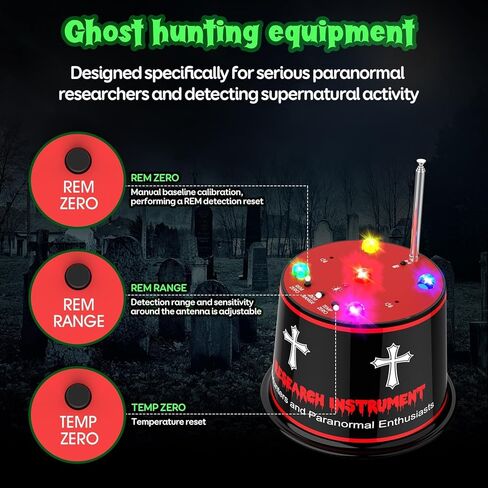 نسخة مطورة من معدات صيد الأشباح | جهاز مراقبة خوارق دقيق مع كشف انحراف درجة الحرارة وحساسية معززة للمحققين الأفراد ومستكشفي الخوارق in Kuwait