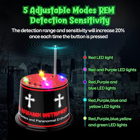 نسخة مطورة من معدات صيد الأشباح | جهاز مراقبة خوارق دقيق مع كشف انحراف درجة الحرارة وحساسية معززة للمحققين الأفراد ومستكشفي الخوارق in Kuwait