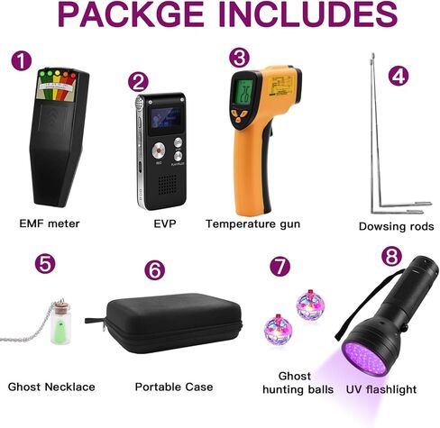 9Pcs Ghost Hunting Equipment Set in Kuwait