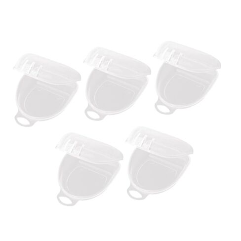 5pcs Boxing Storage Box with Lid, Portable Tooth Socket Case for Tooth Guards and Retainers, Compact Denture Care Organizer for Sports Use in Saudi Arabia