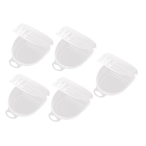 5pcs Sports Boxing Mouth Guard Storage Boxes, Sturdy Tooth Socket Containers for Adult Denture Protection and Orthodontic Retainer Organization, Portable Household Case for Boxing in Saudi Arabia