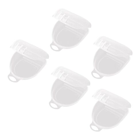 Zerodeko 5pcs Sports Boxing Mouth Guard Storage Boxes, Portable Tooth Holder Cases Compact Denture Storage Containers for Orthodontic and Dental Use in Saudi Arabia