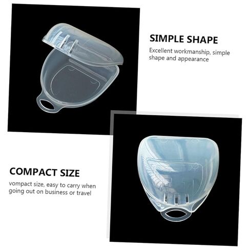 Zerodeko 5pcs Sports Boxing Mouth Guard Storage Boxes, Portable Tooth Holder Cases Compact Denture Storage Containers for Orthodontic and Dental Use in Saudi Arabia