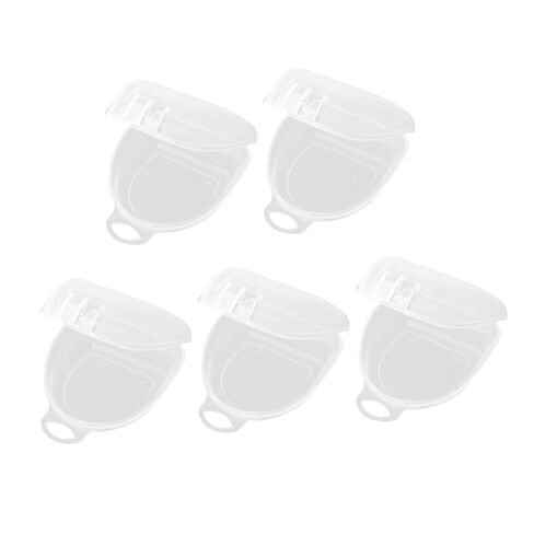 TIDTALEO 5pcs Orthodontic Retainer Storage Boxes with Lid, Lightweight Tooth Socket Organizing Cases for Dental Braces and Mouth Guards, Portable Denture Care Containers for Travel and Home in Saudi Arabia