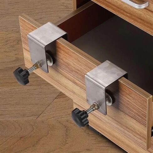 Drawer Clamps Universal Auxiliary Drawer Front Installation Clamps Fixingnew Stainless Steel Woodworking Fixator Adjustable Fixing Clip in Saudi Arabia