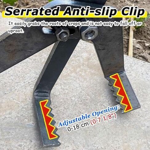 Heavy Duty Stump Remover Tool, Load-Bearing Leverage Tree Root Puller for Sapling & Fence Post Extraction, Labor-Saving Lawn Garden Equipment in Saudi Arabia
