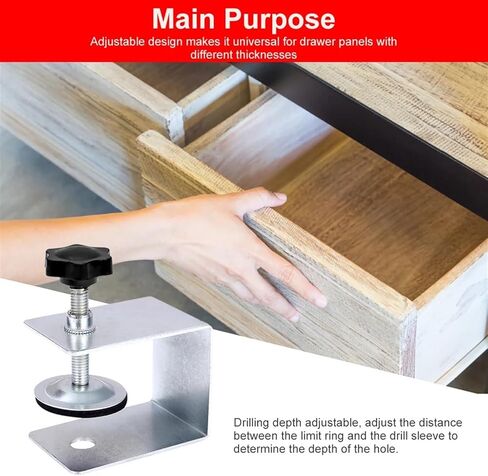 Drawer Clamps Large Drawer Front Installation Fixing Clamp Hardware Jig Mounting Clip Fasten Stainless Steel Home Improvement Woodworking Tool in Saudi Arabia