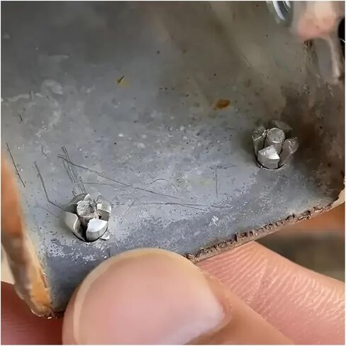 Hammer Rivets Aluminum Alloy Expansion Rivets Hammer Drive Expansion Rivet Knock Type Stainless Steel Rod Screws Nails Fasteners Hardware Tool(100pcs,7mm) in Saudi Arabia