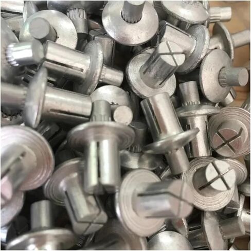 Hammer Rivets Aluminum Alloy Expansion Rivets Hammer Drive Expansion Rivet Knock Type Stainless Steel Rod Screws Nails Fasteners Hardware Tool(100pcs,7mm) in Saudi Arabia