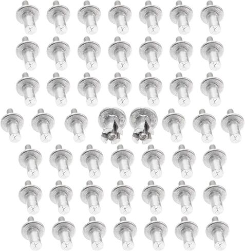 Hammer Rivets Aluminum Alloy Expansion Rivets Hammer Drive Expansion Rivet Knock Type Stainless Steel Rod Screws Nails Fasteners Hardware Tool(100pcs,7mm) in Saudi Arabia