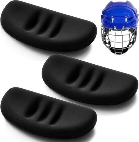 3 Pcs Softball Face Mask Chin Cup Replacement Pads, EVA Foam Padding for Softball Fielder's Mask, Baseball Helmet Chin Guard for Men, Women, Teens in Kuwait