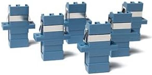 FCD - (Pack of 6) Duplex LC to LC Female to Female Couplers | Singlemode/Multimode, LC Female to LC Female Couplers | | f/f lc/lc Female/Female Adapter sm mm Coupler 6 Pack in Kuwait