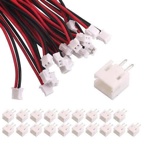 20 Pcs Mini Micro ZH 1.5mm 4Pin JST Connector with 200mm Wires Cables and Vertical SMD Female Socket Jst Connectors(ZH1.5 4pin 20 Sets) in Saudi Arabia