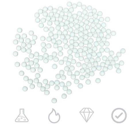 VALICLUD خرز زجاجي تجريبي عالي الدقة 4 مللي متر مضاد للغليان للاستخدام العلمي خرز طحن الرمل للتجارب ومنع الغليان in Kuwait