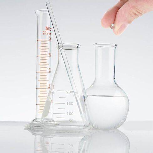 VALICLUD خرز زجاجي تجريبي عالي الدقة 4 مللي متر مضاد للغليان للاستخدام العلمي خرز طحن الرمل للتجارب ومنع الغليان in Kuwait