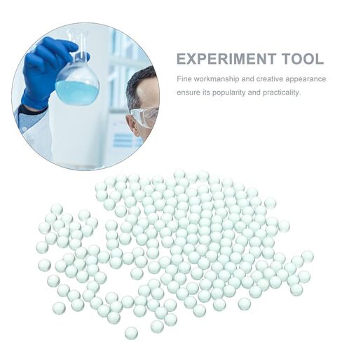 High Precision 8mm Glass Beads for Lab Experimental Beading and Sand Grinding, Anti-Boiling Glass Beads for Laboratory Use, Pack of 1 in Kuwait