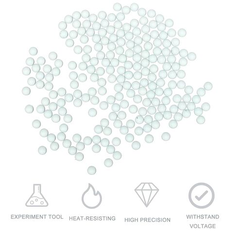 High Precision 8mm Glass Beads for Lab Experimental Beading and Sand Grinding, Anti-Boiling Glass Beads for Laboratory Use, Pack of 1 in Kuwait