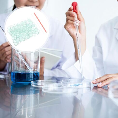 High Precision 8mm Glass Beads for Lab Experimental Beading and Sand Grinding, Anti-Boiling Glass Beads for Laboratory Use, Pack of 1 in Kuwait