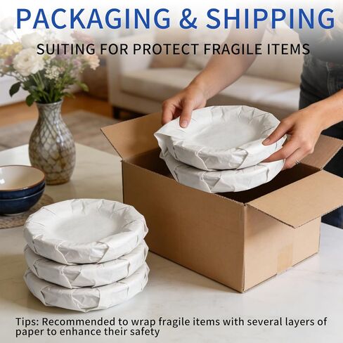 Zmpkhba 400 Sheets Packing Paper for Moving, 26 x 16 Inch Large Newsprint Paper Rolls for Goods Packaging Box Filler - Shipping Wrapping Fragile Product in Kuwait
