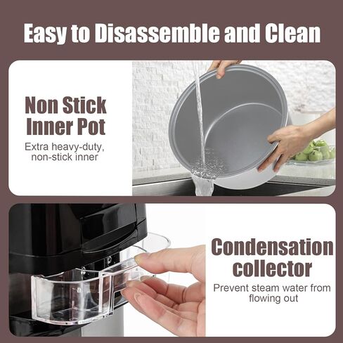 Commercial Rice Cooker & Warmer 60 Cups (Cooked),13.8 Qt / 13 Liter Large Capacity Rice Cooker,Auto Keep Warm,Non-Stick Inner Pot,One-Touch Operation,1350W Fast Cooking Electric Rice Cooker in Kuwait