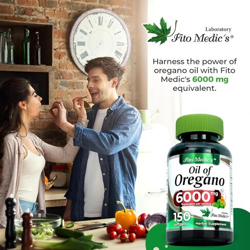 FITO MEDIC'S Lab | Oil of Oregano | 150 softgels | Oregano Oil | Herbal Supplement. in Saudi Arabia