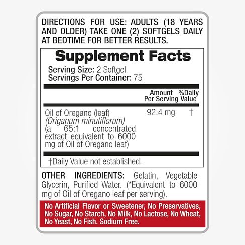 FITO MEDIC'S Lab | Oil of Oregano | 150 softgels | Oregano Oil | Herbal Supplement. in Saudi Arabia