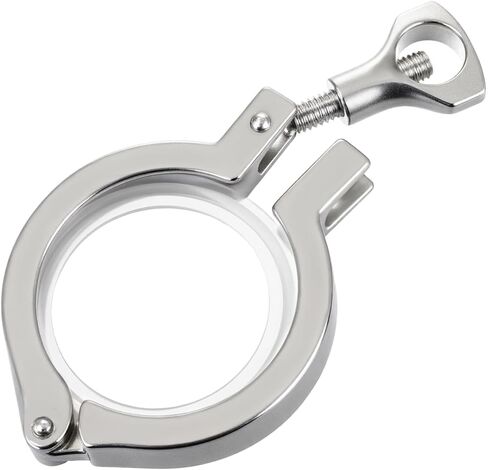 5 Pcs Single Pin Tri Clamp Heavy Duty Ferrule TC 2 Inch Stainless Steel 304 with Silicone Gaskets in Saudi Arabia