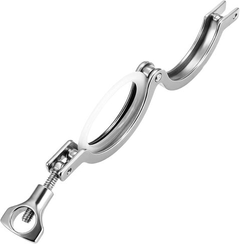 5 Pcs Single Pin Tri Clamp Heavy Duty Ferrule TC 2 Inch Stainless Steel 304 with Silicone Gaskets in Saudi Arabia