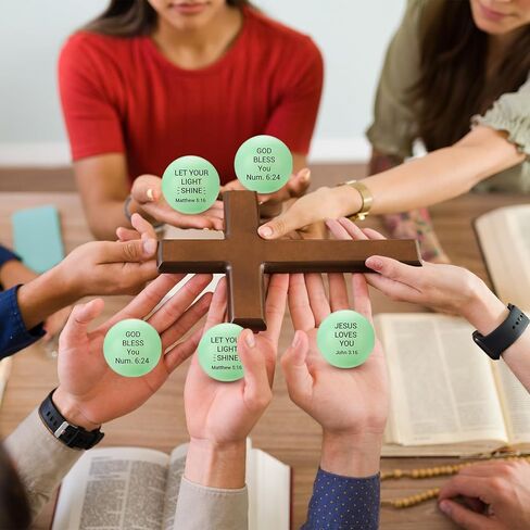 Soulchen 24 Pcs Easter Christian Balls Glow in the Dark Table Tennis 40mm Easter Bible Verse Balls Bulk Luminous Neon Ball Easters Green Gifts Ball Party Favor Reward, Church Activities, Basket Filler in Kuwait