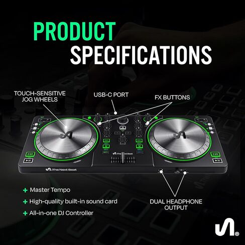 by Tiesto DJ Controller, DJ Control Deck with Audio Mixer, SX1 in Saudi Arabia