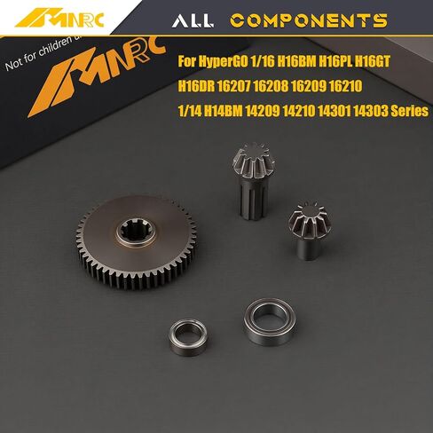 Steel Input Spur Gear Compatible with HyperGO 1/16 H16BM H16PL H16GT H16DR 16207 16208 16209 16210 1/14 H14BM 14209 14210 14301 14303 Series Upgrades Part in Kuwait