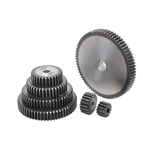 Industrial helical Gear 1pcs 1.5M Spur Gear 60-75 Teeth Carbon Steel Transmission Gear Thickness 15mm High Frequency(74 Teeth OD 114mm) in Saudi Arabia