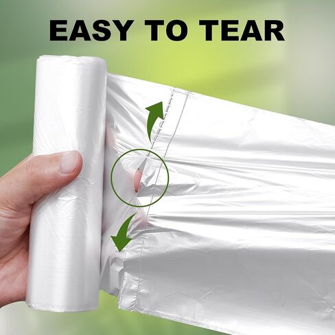 Trash Can Liner - Wholesale 1000 Count Garbage Bags on Perforated Roll 7-10 Gallon Multipurpose for Office Bathrooms Business Home Commercial and Industrial Needs in Saudi Arabia