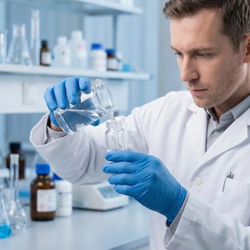 20ml Scintillation Vials 100 Pack - Borosilicate Glass with 22-400 White PP Screw Cap & Silver Aluminum Foil Liner for Lab Use in Kuwait