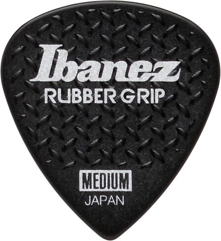 Ibanez PA16MRG-BK Grip Wizard Series Rubber Grip Pick 0.8mm Black 6 Pack in Kuwait