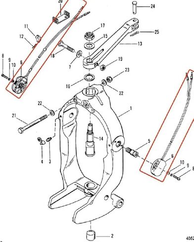 إمالة تقليم المرسل الحد مجموعة أجهزة استشعار ل Mercruiser ألفا 1 برافو Gen 1 I I2 II 05320A03 805130A2 96863A15 18-7633 805320A03 in Saudi Arabia