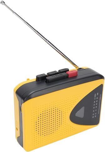 Tangxi مشغل كاسيت محمول ومسجل شريط مع AM FM، مشغل شريط كاسيت مدمج عتيق مع مكبر صوت كبير ومقبس سماعة الأذن، ميكروفون مدمج in Saudi Arabia