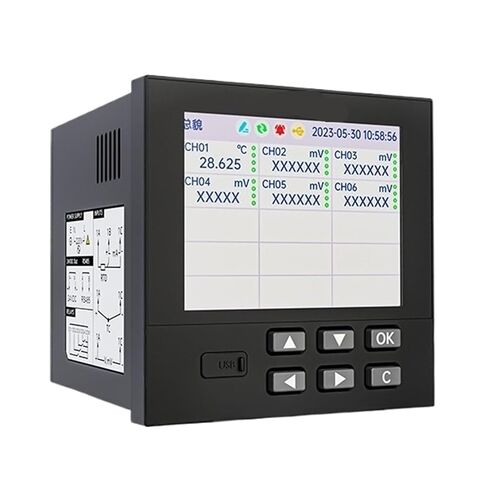 Paperless Recorder Industrial-Grade Multi-Channel Temperature Inspection Three-Phase Current and Voltage Recorder Multi-Channel(18 Channels) in Kuwait