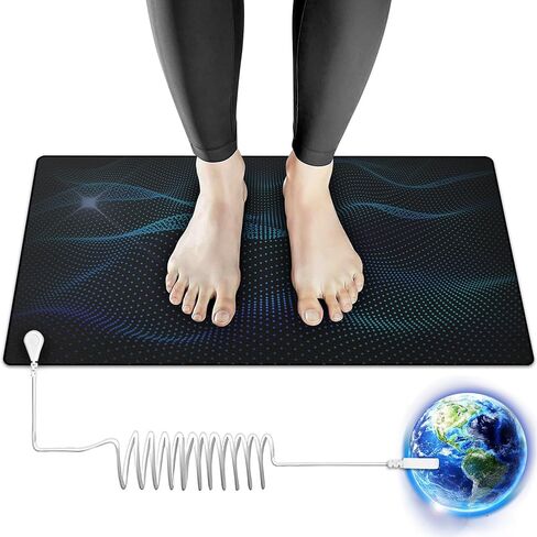 Grounding Mat for Sleep, Energy, Pain Relief, Inflammation, Balance, Wellness, Earth Connection Therapy for Indoor Grounding at Home, Office, or Work 16inch,24inch in Saudi Arabia