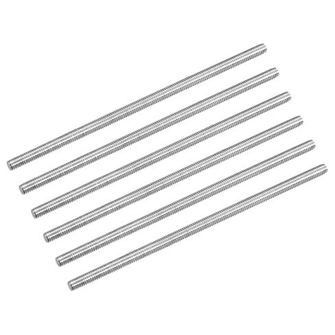 MECCANIXITY Fully Threaded Rod M6 x 500mm 1mm Thread Pitch 304 Stainless Steel Right Hand Threaded Rods Bar Studs 6 Pack in Saudi Arabia
